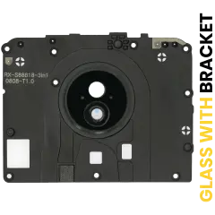 Back Camera Lens With Bracket For Motorola Moto G7 Power (XT1955 / 2019) (Brazil Version) (Ceramic Black)