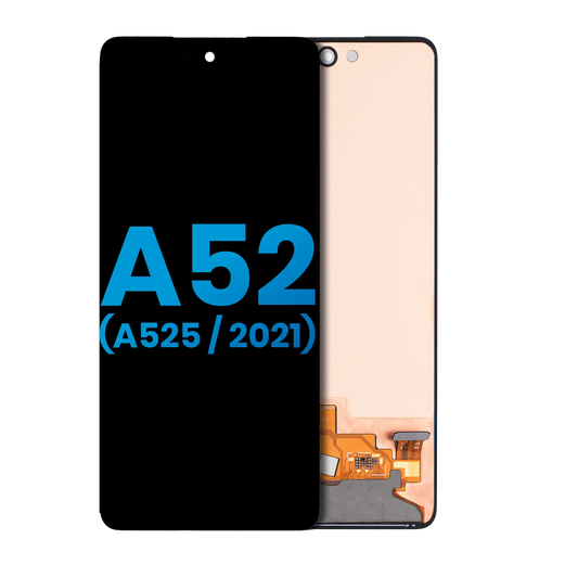 LCD Assembly Without Frame (Without Finger Print Sensor) For Samsung Galaxy A52 4G (A525 / 2021) (Aftermarket: Incell) (All Colors)