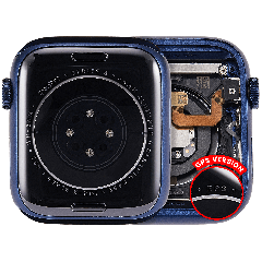 Housing Assembly Compatible For Watch Series 6 (44MM) (Used OEM Pull: Grade A) (GPS Version) (Aluminum / Blue)