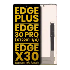 OLED Assembly Without Frame For Motorola Moto Edge Plus / Edge 30 Pro (XT2201-1/4) / Edge X30 5G (XT2201-2/6 /2022) (Refurbished) (All Colors)