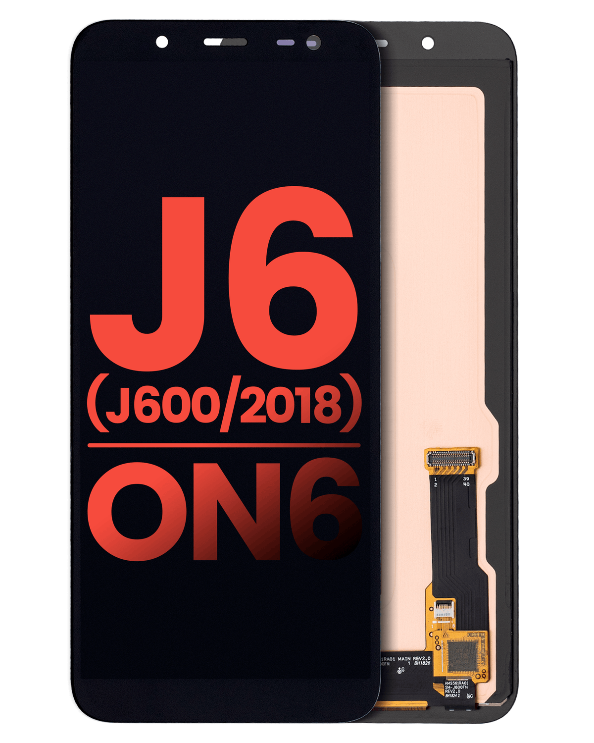 OLED Assembly Without Frame For Samsung Galaxy J6 / On6 (J600 / 2018) (Aftermarket Plus) (Black)