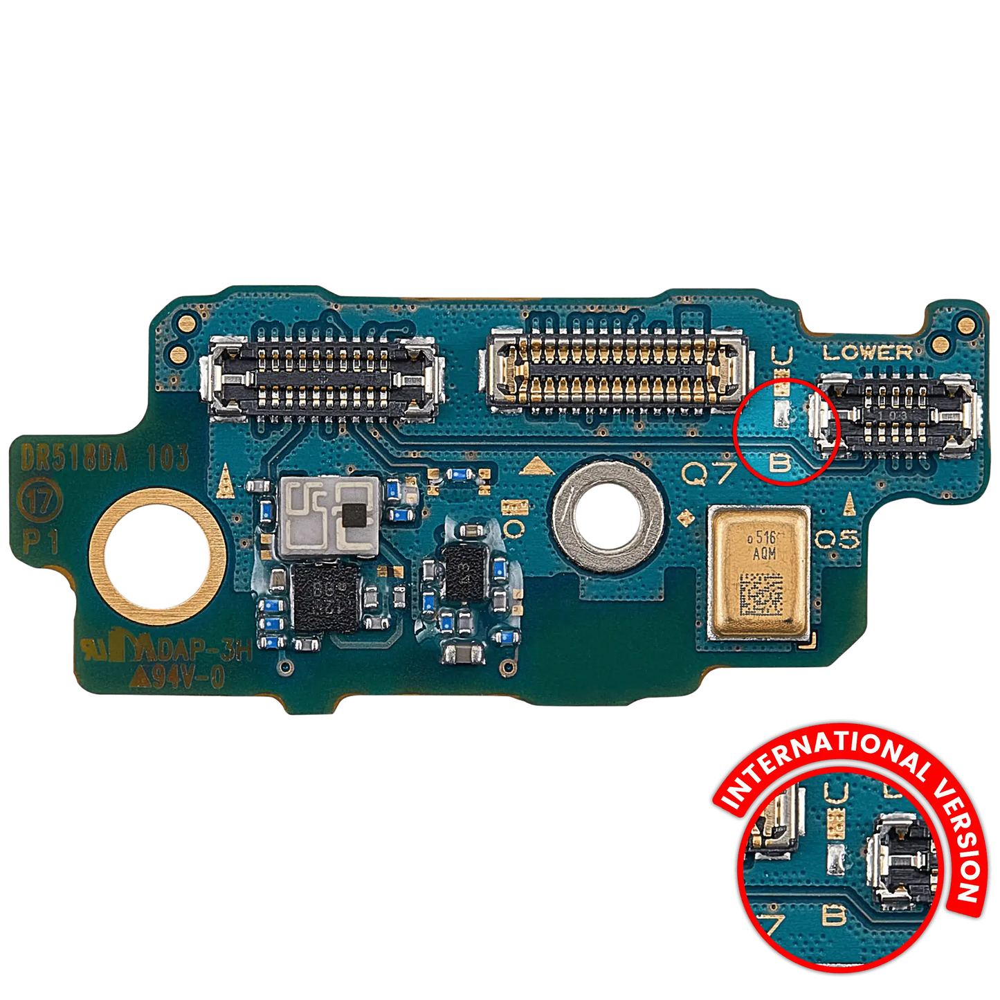 Microphone PCB Board For Samsung Galaxy Z Fold 7 (F966B) (International Version)