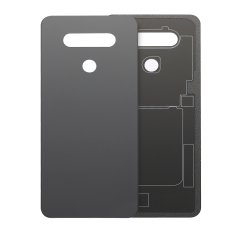 Back cover Glass For LG K51 (Black)