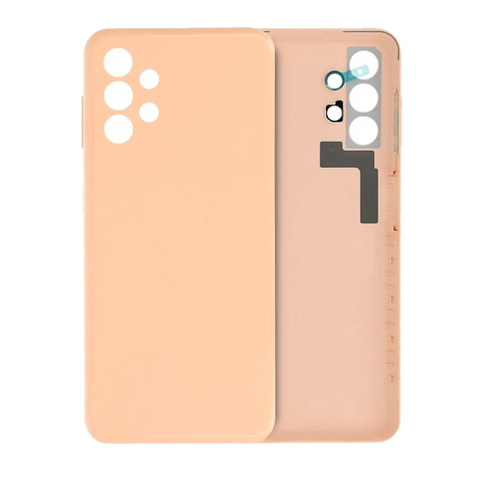 Back Cover Glass For Samsung Galaxy A13 4G (A135 / 2022) (Service Pack) (Peach)
