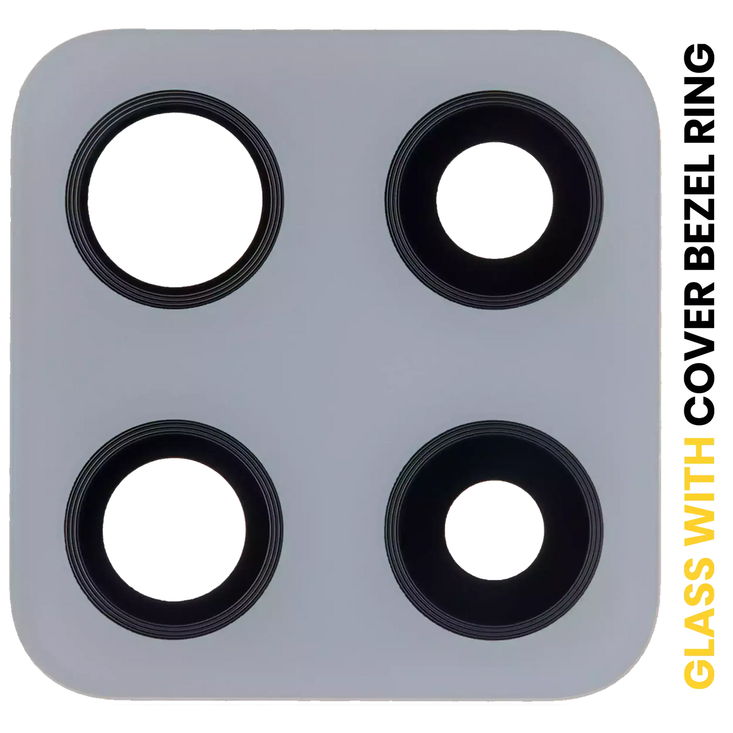 Back Camera Lens With Cover Bezel Ring For Samsung Galaxy A42 5G (A426 / 2020) (Prism Dot Gray)