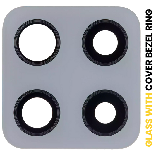 Back Camera Lens With Cover Bezel Ring For Samsung Galaxy A42 5G (A426 / 2020) (Prism Dot Gray)