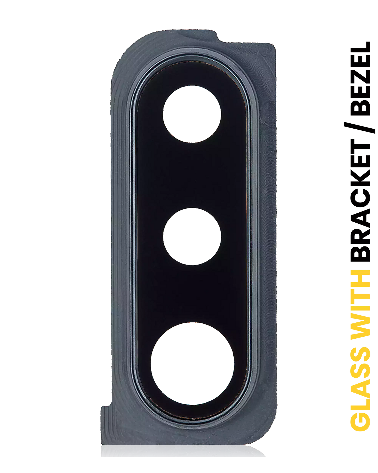 Back Camera Lens With Bracket / Bezel For Samsung Galaxy A30s (A307 / 2019) (Black)