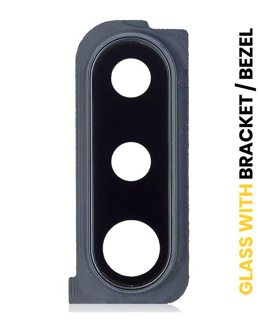 Back Camera Lens With Bracket / Bezel For Samsung Galaxy A30s (A307 / 2019) (Black)
