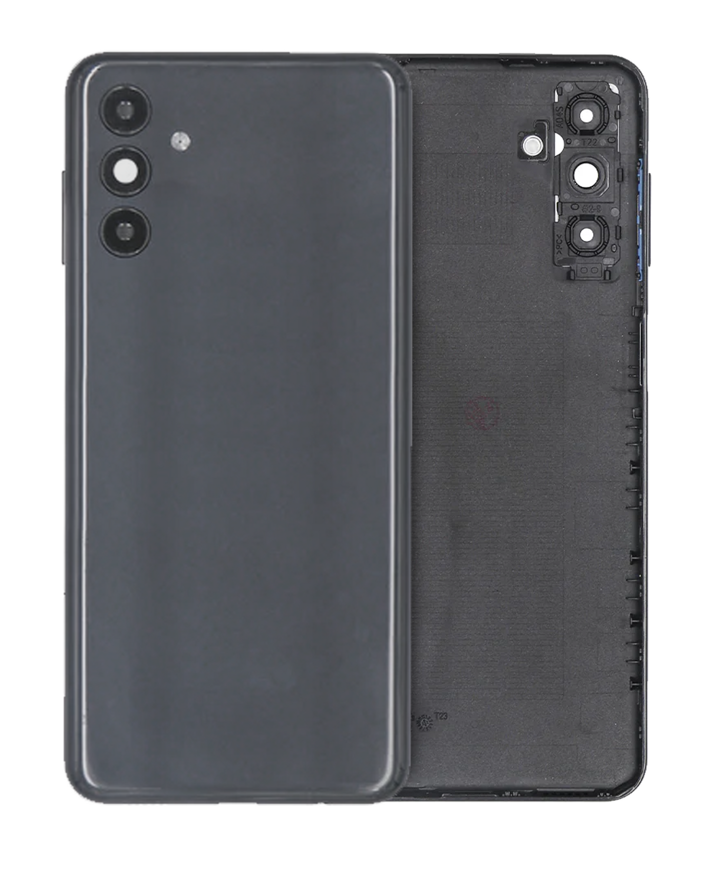 Back Cover Glass With Camera Lens For Samsung Galaxy A04s (A047 / 2022) (Service Pack) (Black)