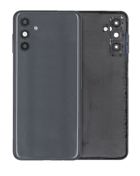 Back Cover Glass With Camera Lens For Samsung Galaxy A04s (A047 / 2022) (Service Pack) (Black)
