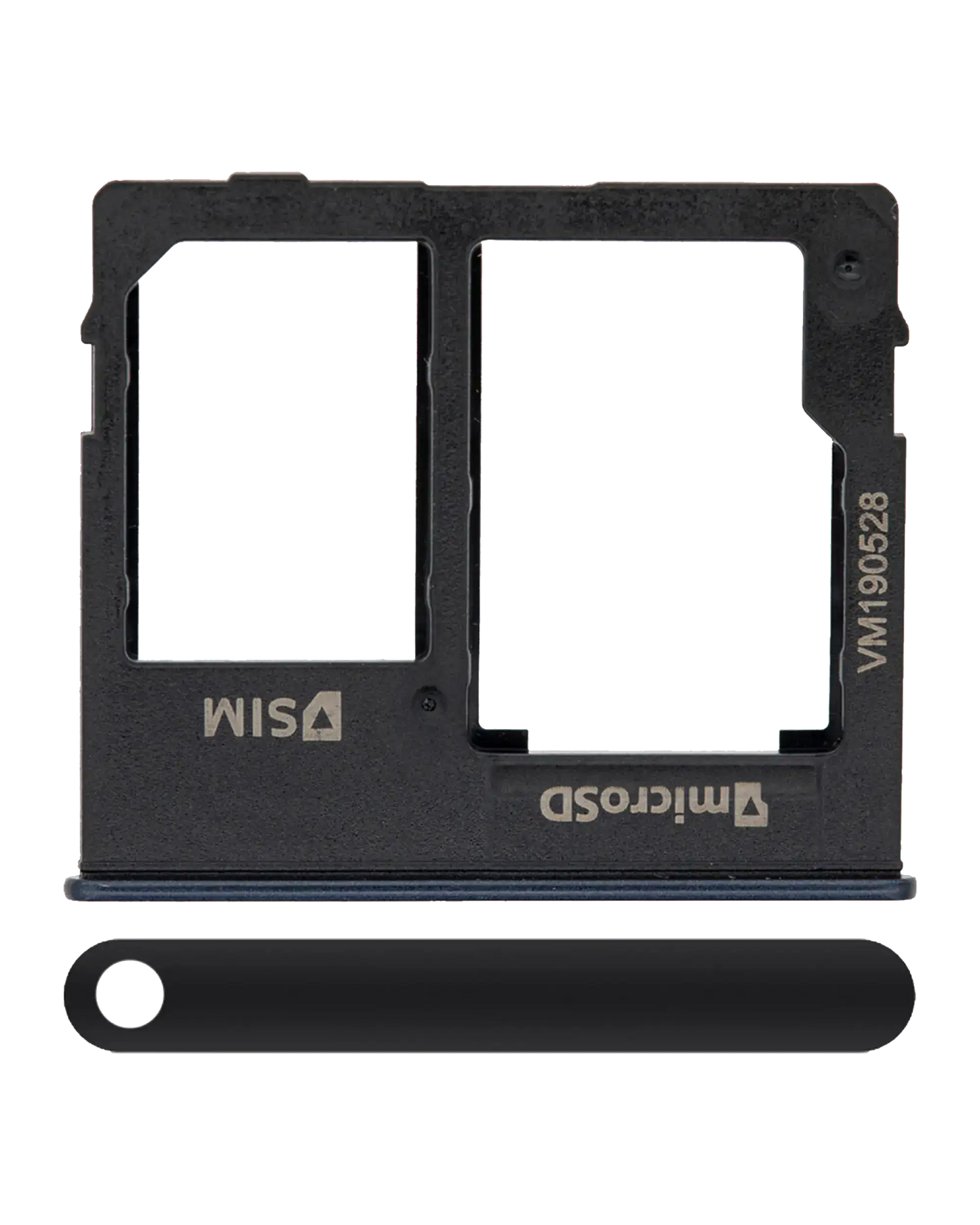 Single Sim Card Tray For Samsung Galaxy A10e (A102 / 2019) (Black)
