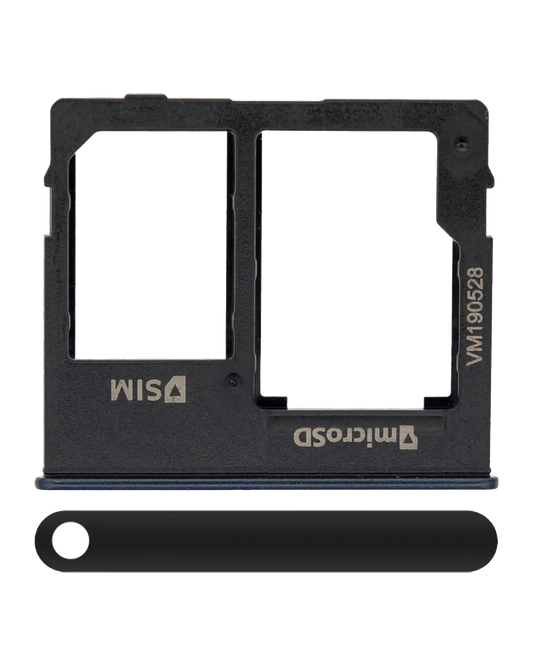 Single Sim Card Tray For Samsung Galaxy A10e (A102 / 2019) (Black)