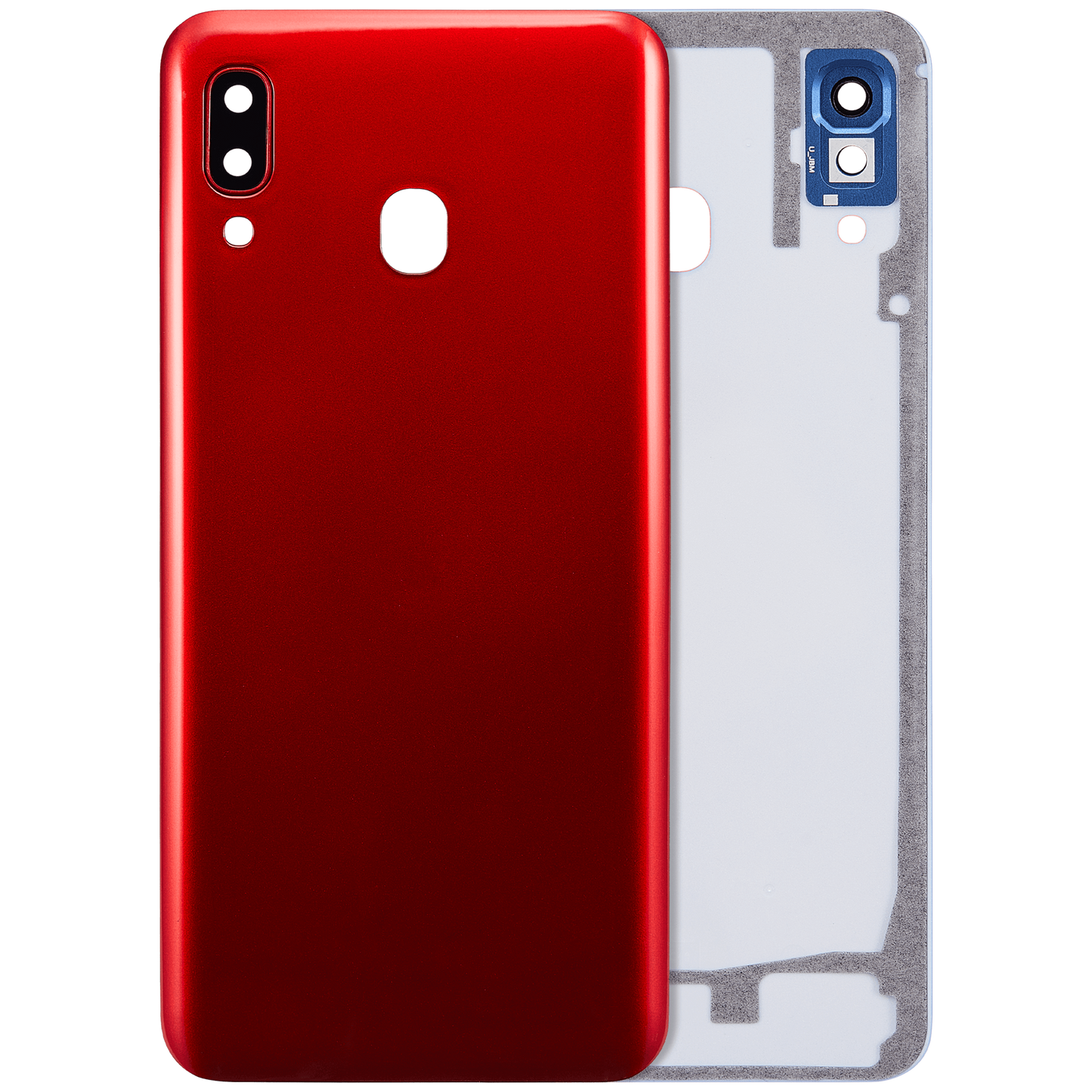 Back cover Glass With Camera Lens For Samsung Galaxy A30 (A305 / 2019) (Aftermarket Plus) (Red)