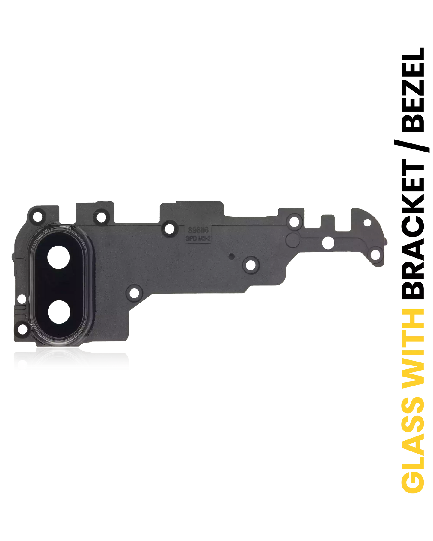 Back Camera Lens With Bracket / Bezel For Samsung Galaxy A10S (Black)