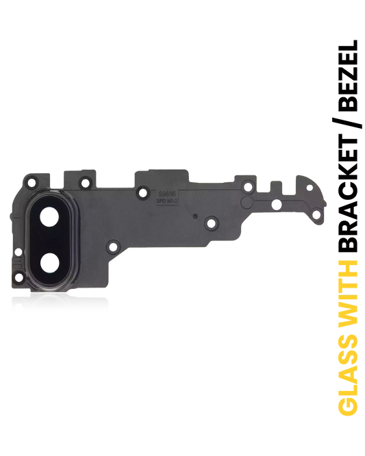 Back Camera Lens With Bracket / Bezel For Samsung Galaxy A10S (Black)