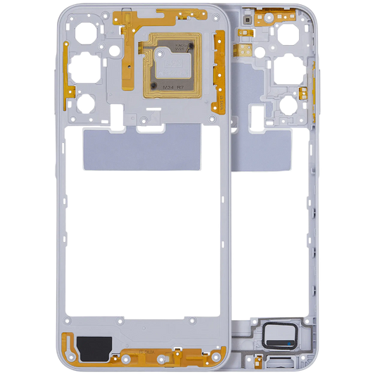 Mid-Frame Housing For Samsung Galaxy A25 5G (A256 / 2023) (Fantasy Blue)