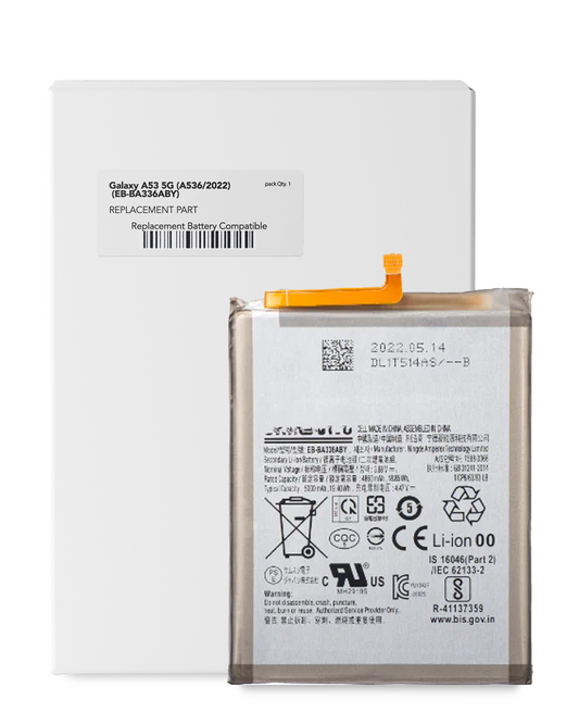 Replacement Battery For Samsung Galaxy A33 5G (A336 / 2022) / A53 5G (A536 / 2022) (EB-BA536ABY) (Service Pack)