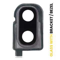 Back Camera Lens With Bracket / Bezel For Samsung Galaxy Z Flip 4G (F700) / Z Flip 5G (F707) (Mystic Gray)