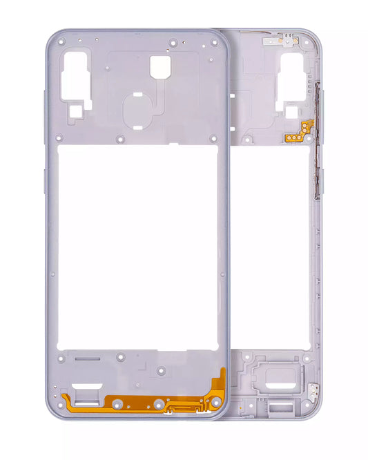 Mid-Frame Housing For Samsung Galaxy A30 (A305 / 2019) (Aftermarket Plus) (White)