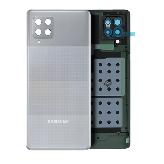 Back Cover Glass With Camera Lens For Samsung Galaxy A42 5G (A426 / 2020) (Service Pack) (Prism Dot White)