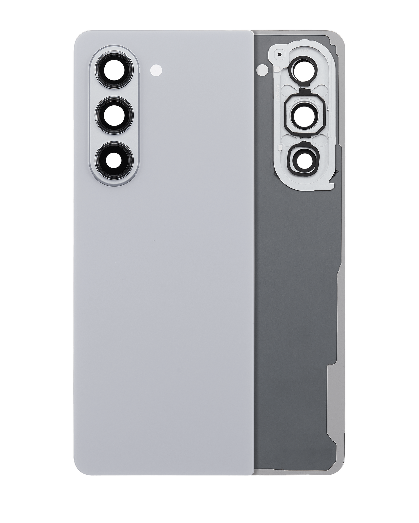 Back Cover Glass With Camera Lens For Samsung Galaxy Z Fold 5 (Service Pack) (Gray)