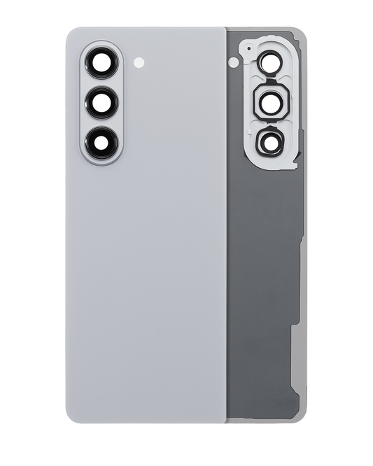 Back Cover Glass With Camera Lens For Samsung Galaxy Z Fold 5 (Service Pack) (Gray)