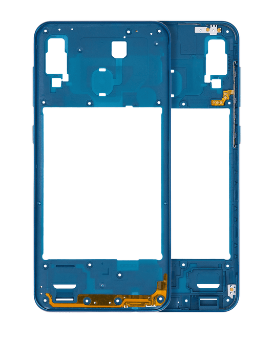 Mid-Frame Housing For Samsung Galaxy A30 (A305 / 2019) (Aftermarket Plus) (Blue)
