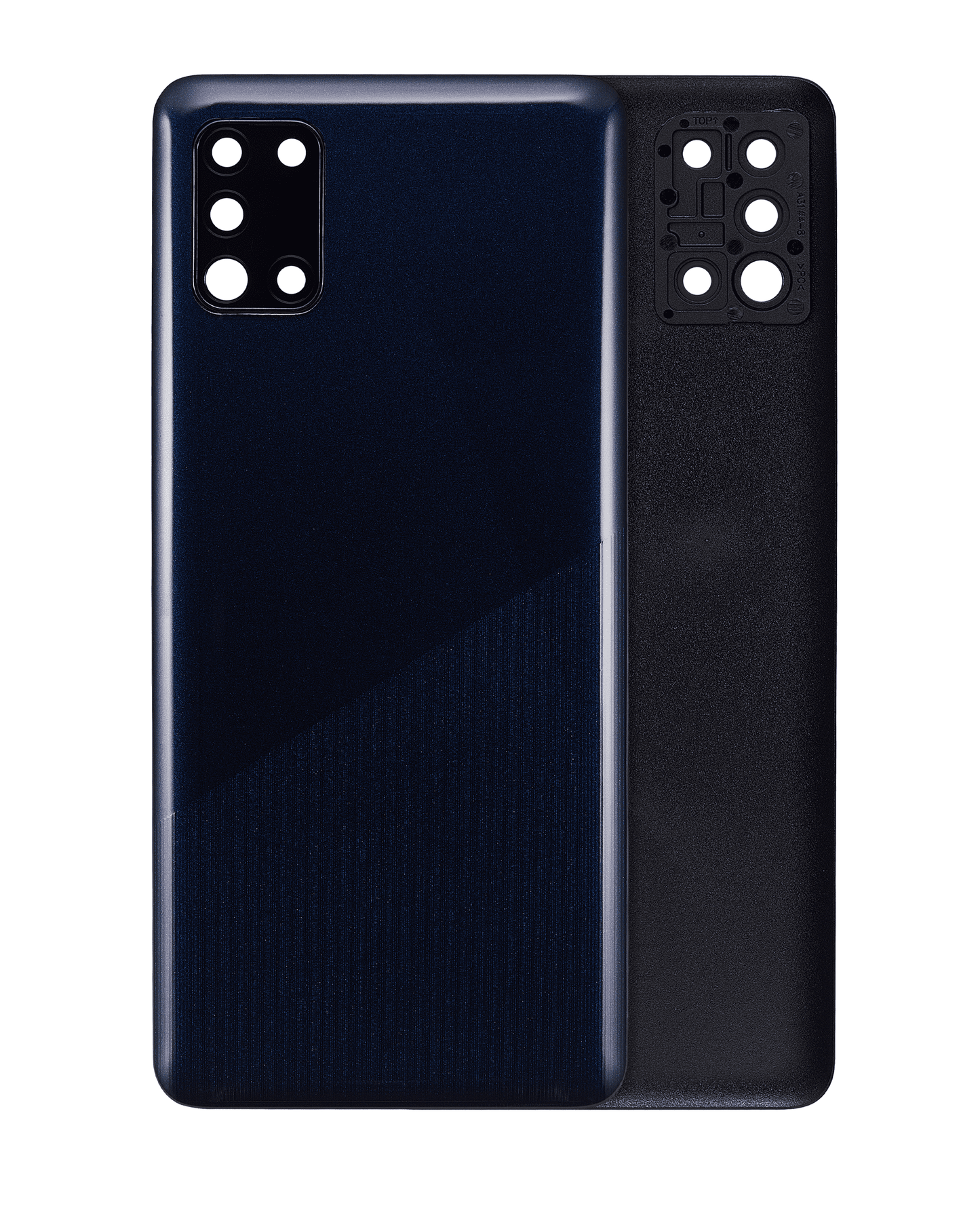 Back cover Glass With Camera Lens For Samsung Galaxy A31 (A315 / 2020) (Aftermarket Plus) (Prism Crush Blue)