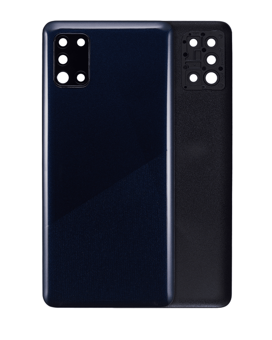Back cover Glass With Camera Lens For Samsung Galaxy A31 (A315 / 2020) (Aftermarket Plus) (Prism Crush Blue)