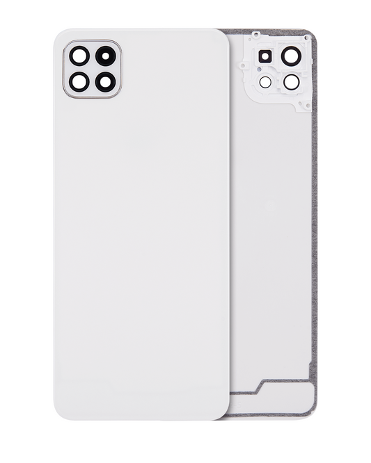 Back cover Glass With Camera Lens For Samsung Galaxy A22 5G (A226 / 2021) (Aftermarket Plus) (White)