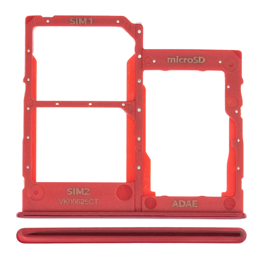 Dual Sim Card Tray For Samsung Galaxy A41 (A415 / 2020) (Prism Crush Red)
