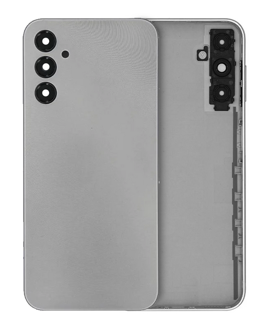 Back Cover Glass With Camera Lens For Samsung Galaxy A14 4G (A145 / 2023) (Service Pack) (Silver)