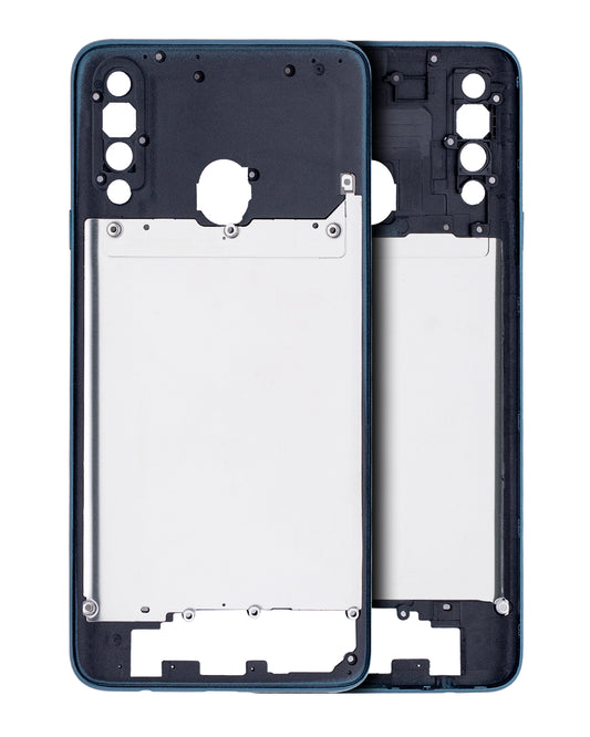 Mid-Frame Housing For Samsung Galaxy A20S (A207 / 2019) (Aftermarket Plus) (Green)