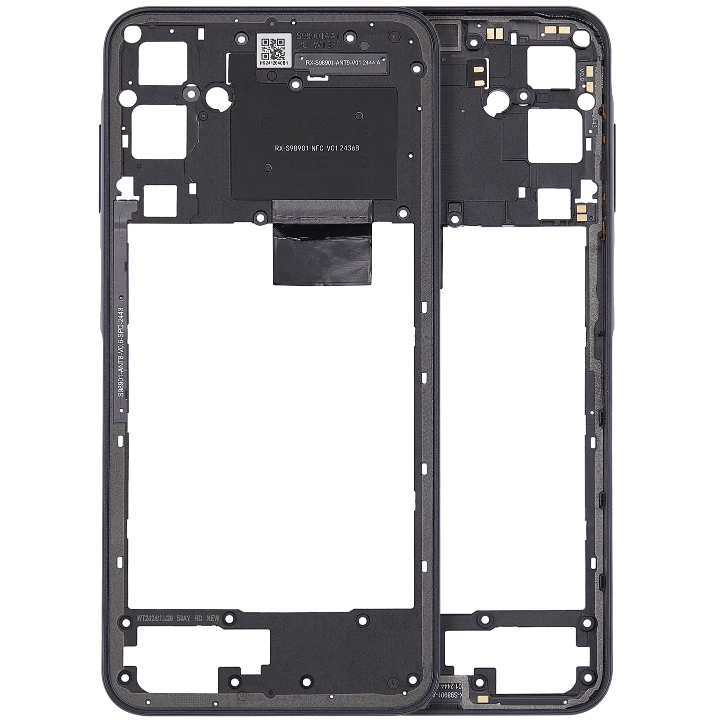 Mid-Frame Housing For Samsung Galaxy A16 5G (A166P / 2024) (Blue Black)