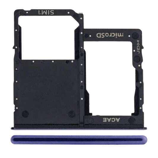 Single Sim Card Tray For Samsung Galaxy A41 (A415 / 2020) (Prism Crush Black)