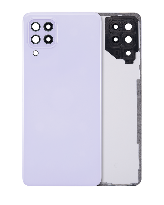 Back cover Glass With Camera Lens For Samsung Galaxy A22 4G (A225 / 2021) (Aftermarket Plus) (Violet)
