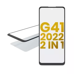 2 in 1 Front Glass With OCA Pre-Installed For Motorola Moto G41 (XT2167 / 2022)