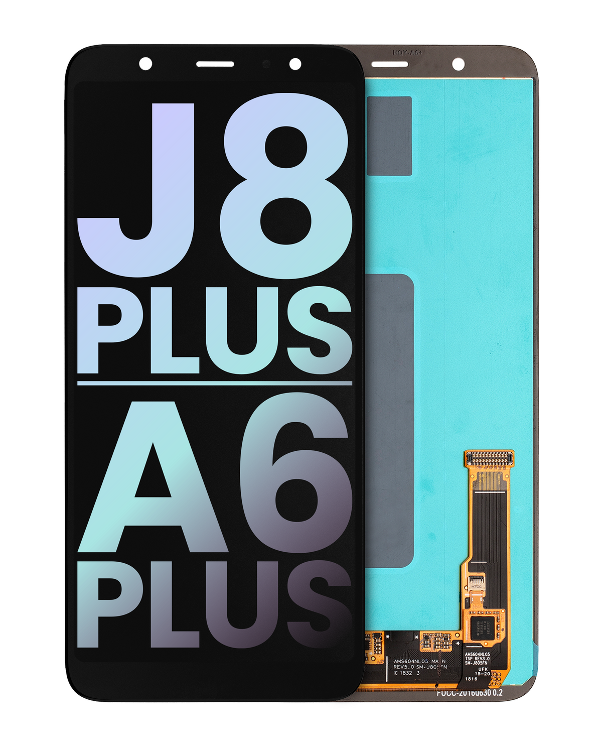 OLED Assembly Without Frame For Samsung Galaxy J8 Plus (J805 / 2018) / A6 Plus (A605 / 2018) (Service Pack) (All Colors)