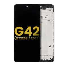 OLED Assembly With Frame For Motorola Moto G42 (XT2233 / 2022) (Refurbished) (All Colors)