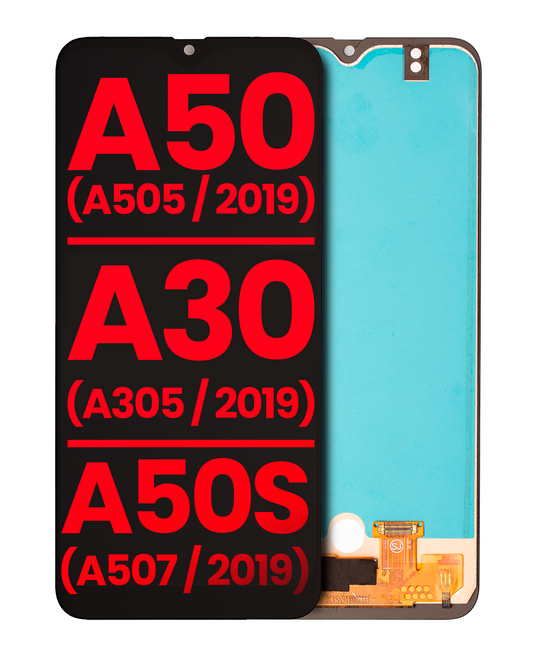 OLED Assembly Without Frame (With Finger Print Sensor) For Samsung Galaxy A50 (A505 / 2019) / A30 (A305 / 2019) / A50s (A507 / 2019) (All Models) (Aftermarket Plus) (All Colors)