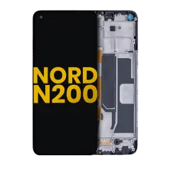 LCD Assembly With Frame For OnePlus Nord N200 5G (Refurbished) (All Colors)