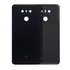 Back cover Glass With Adhesive Pre-Installed For LG G6 (Astro Black)