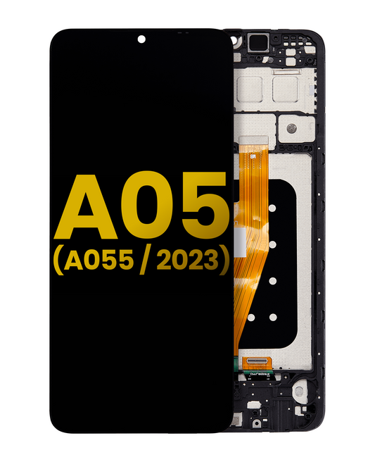 LCD Assembly With Frame For Samsung Galaxy A05 (A055 / 2023) (Refurbished) (All Colors)
