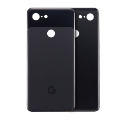 Back cover Glass For Google Pixel 3 (Just Black)