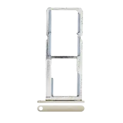 Dual Sim Card Tray For Motorola Moto G6 Play / G6 Forge (XT1922 / 2018) (Gold)
