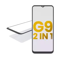 2 in 1 Front Glass With OCA Pre-Installed For Motorola Moto G9 (2020)