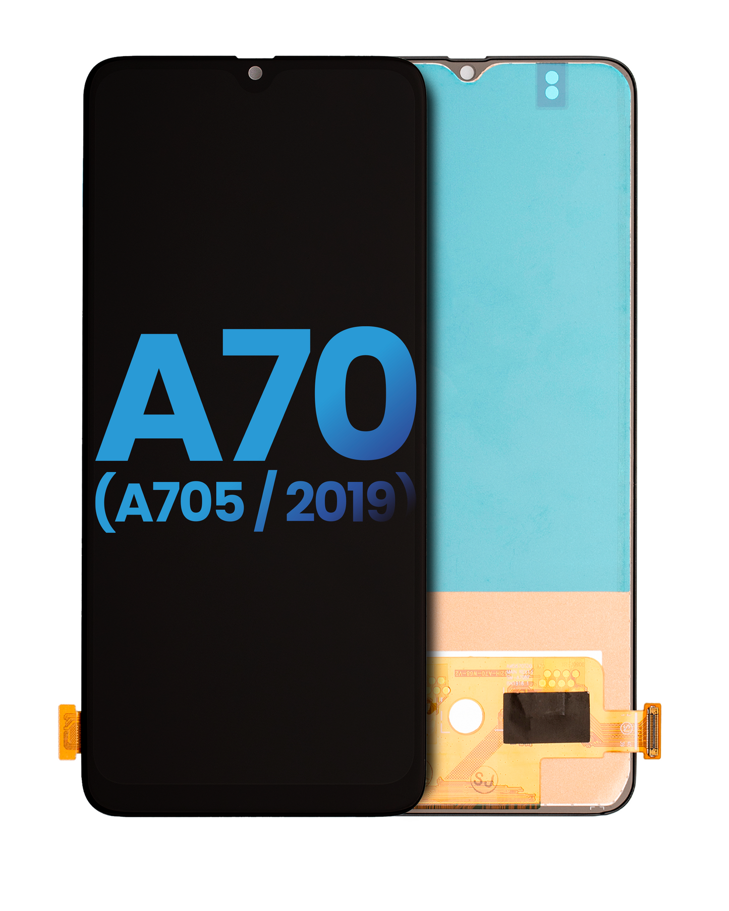 LCD Assembly Without Frame For Samsung Galaxy A70 (A705 / 2019) (Without Fingerprint Scanner) (Aftermarket: Incell) (All Colors)