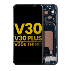 OLED Assembly With Frame For LG V30 / V30 Plus / V30S ThinQ (Refurbished) (Moroccan Blue)