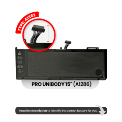 Battery (A1382) For MacBook Pro 15" A1286 (2011-2012)