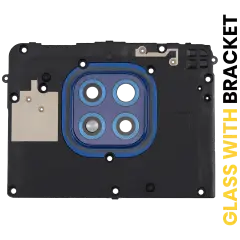 Back Camera Lens With Bracket For Motorola Moto G Power (XT2117 / 2021) (Blue)